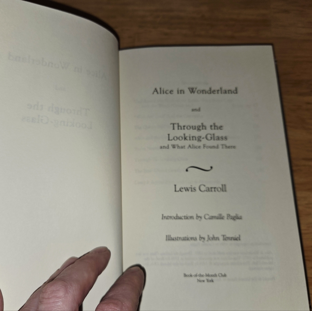 Alice in Wonderland Hardcover Book - Picture 5 of 5